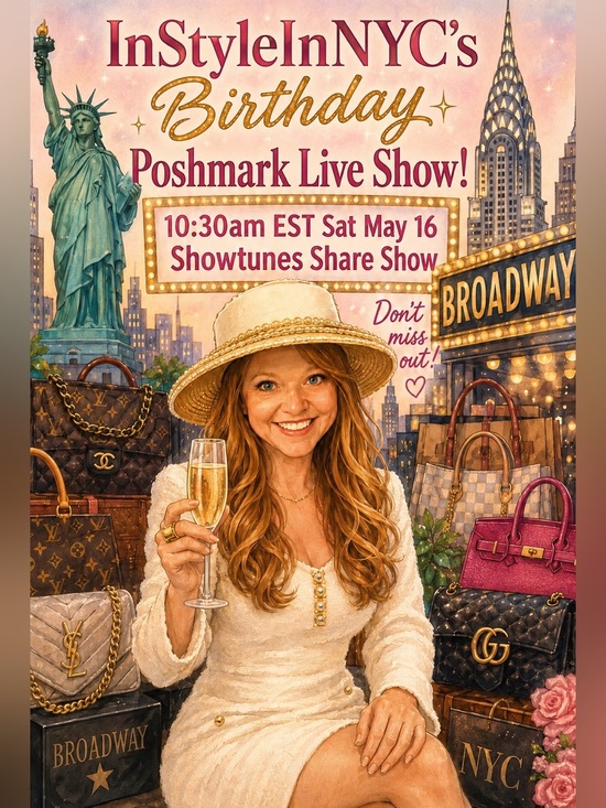 Louis Vuitton Handbags - 🥂LIVE SHOW FLYER🥂 InStyleInNYC is going LIVE! Like this listing to get notified!